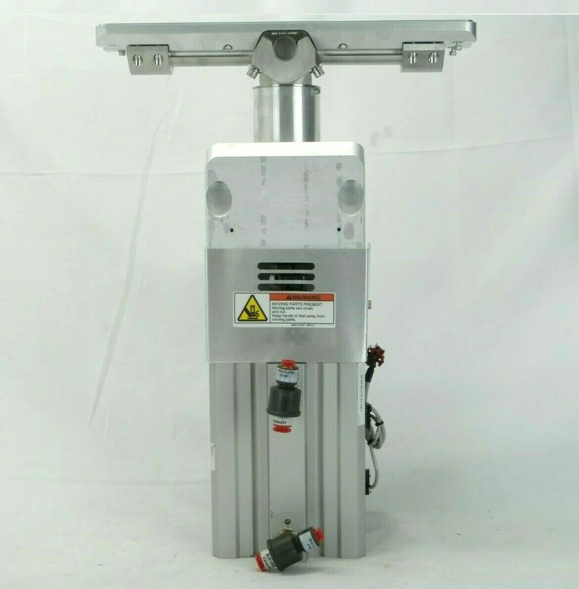 SMC US22532 Slit Valve Pneumatic Cylinder with Gate AMAT 0040-41892 Working - Image 3