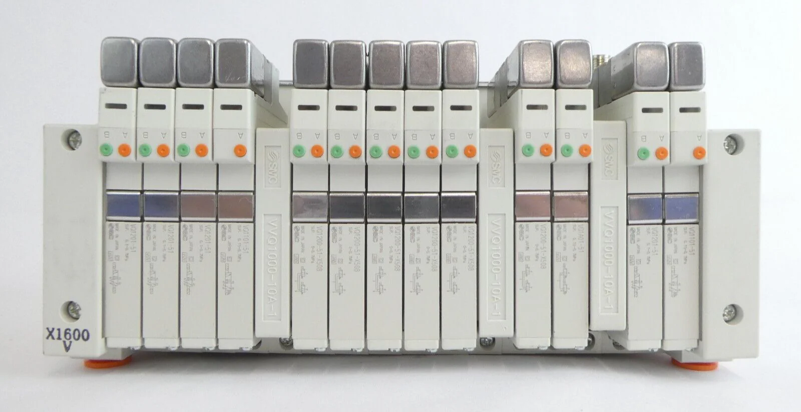 SMC VV5Q11-16-X1600V 16-Port Manifold EX420-SDN2 AMAT Working Surplus - Image 6