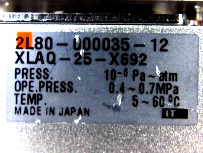SMC XLAQ-25-X692 High Vacuum Valve XLA Vacuum Series Lot of 6 Working - Image 8