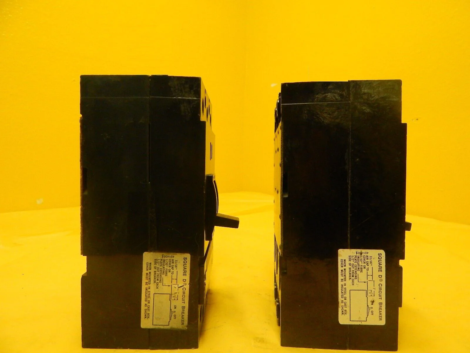 Square D 4014001 Magnetic Circuit Breaker Reseller Lot of 2 Used Working - Image 5