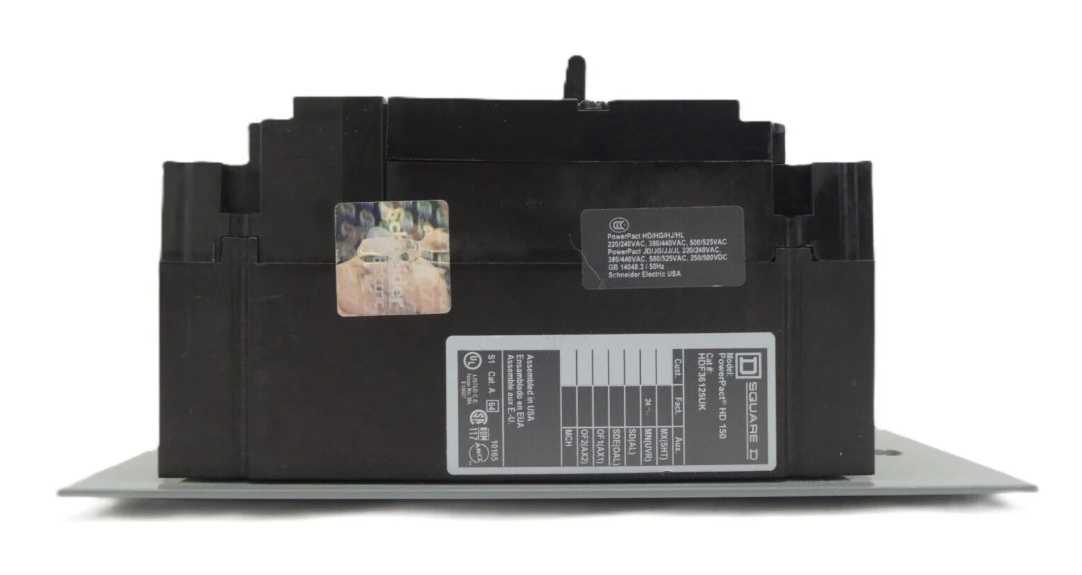 Square D HDF36125UK Circuit Breaker PowerPact HD 150 New Surplus - Image 6
