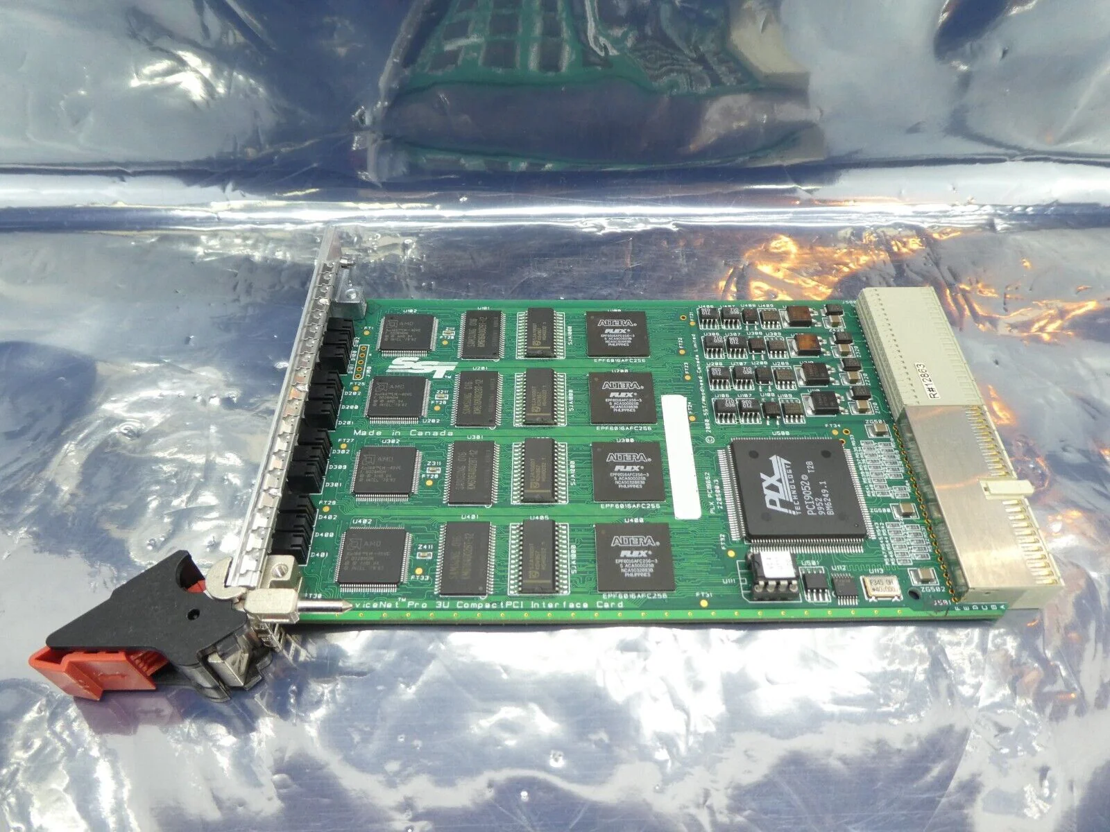 SST Woodhead PLX PCI9052 DeviceNet Pro 3U ComactPCI Interface PCB Card Working - Image 6