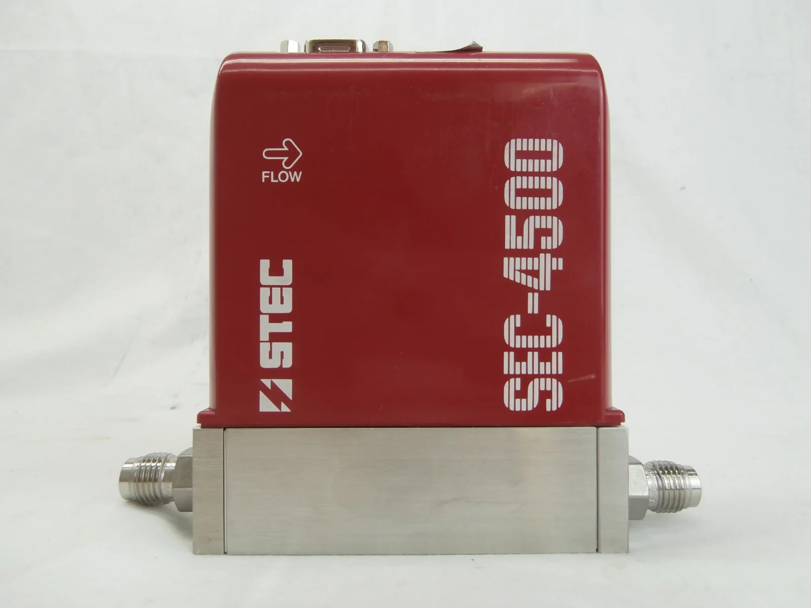 STEC SEC-4500MC-SUC-016 Mass Flow Controller MFC SEC-4500 10 LM H2 Used Working - Image 2