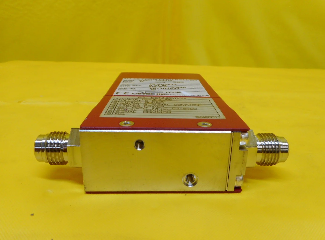 STEC SEC-7340M MFC Mass Flow Controller SEC-7340 5 SLM 15%O3/O2 Used Working - Image 9