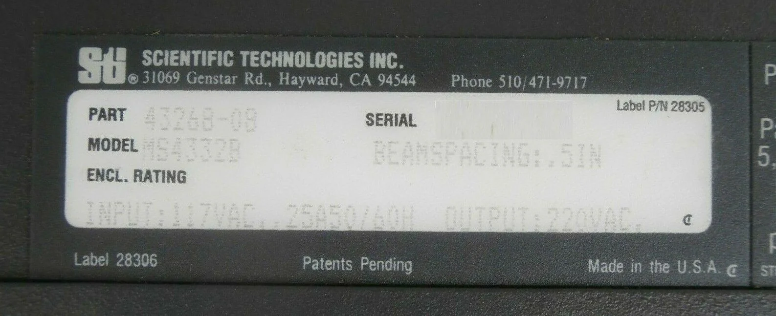 Sti 43268-08 Light Curtain Controller MiniSafe/FlexSafe 4300B Series MS4332B - Image 12