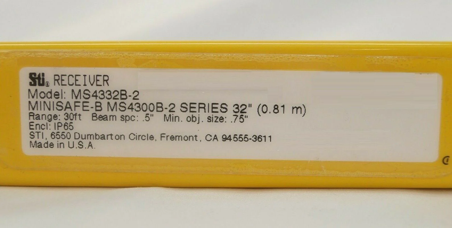 Sti MS4332B-2 Light Curtain Transmitter and Receiver Set of 2 MS4300B-2 Working - Image 11
