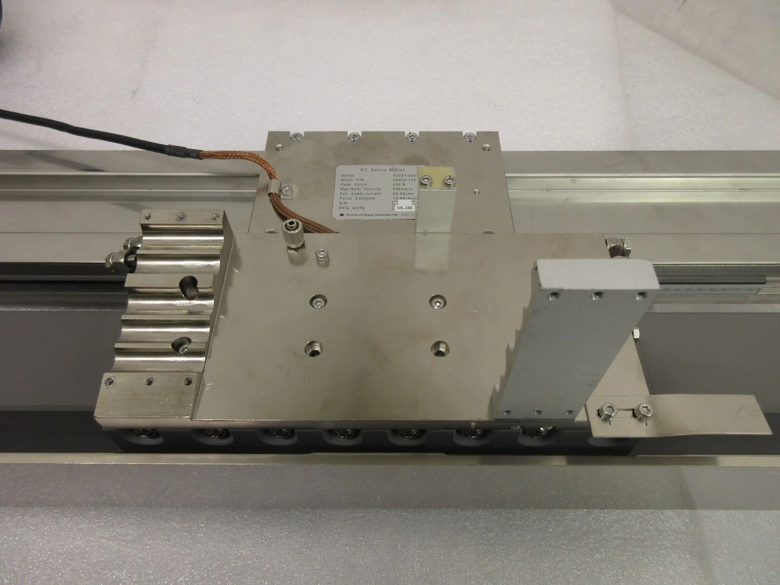Sumitomo Heavy Industries X32Z1-0001-F AC Servo Motor Nikon NSR-S205C Working - Image 10