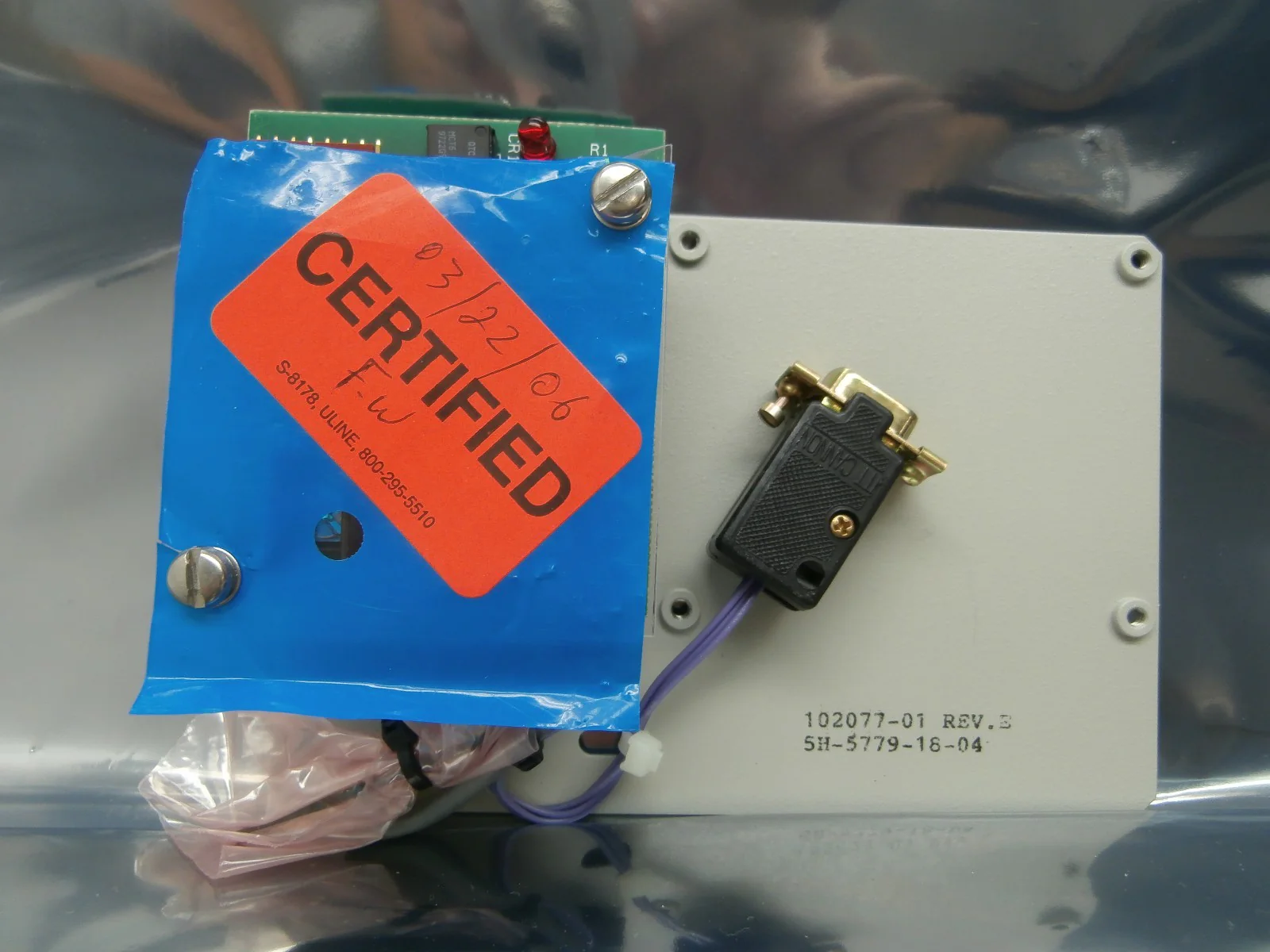 SVG Silicon Valley Group 102077-01 Door Closed Switch PCB Assembly Refurbished - Image 2