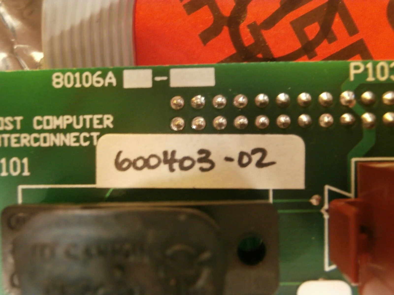 SVG Silicon Valley Group 600403-02 Host Computer Interconnect PCB 80106A Used - Image 5