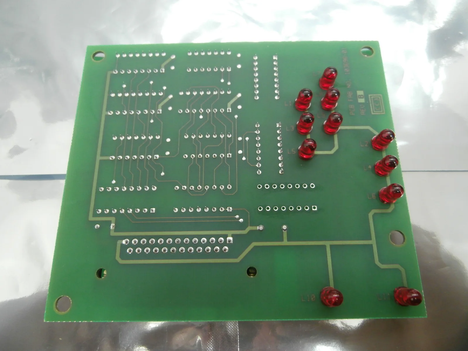 SVG Silicon Valley Group 600967-01 Cassette Status Panel PCB Thermco Used - Image 3