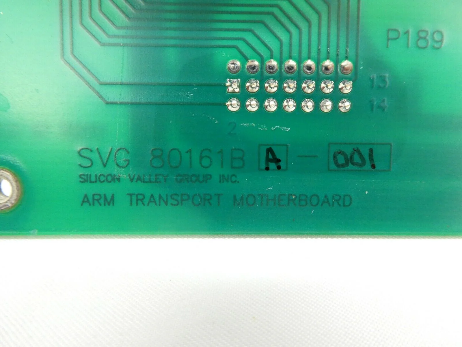 SVG Silicon Valley Group 80161BA-001 Transport Arm Motherboard PCB Rite Track 88 - Image 12
