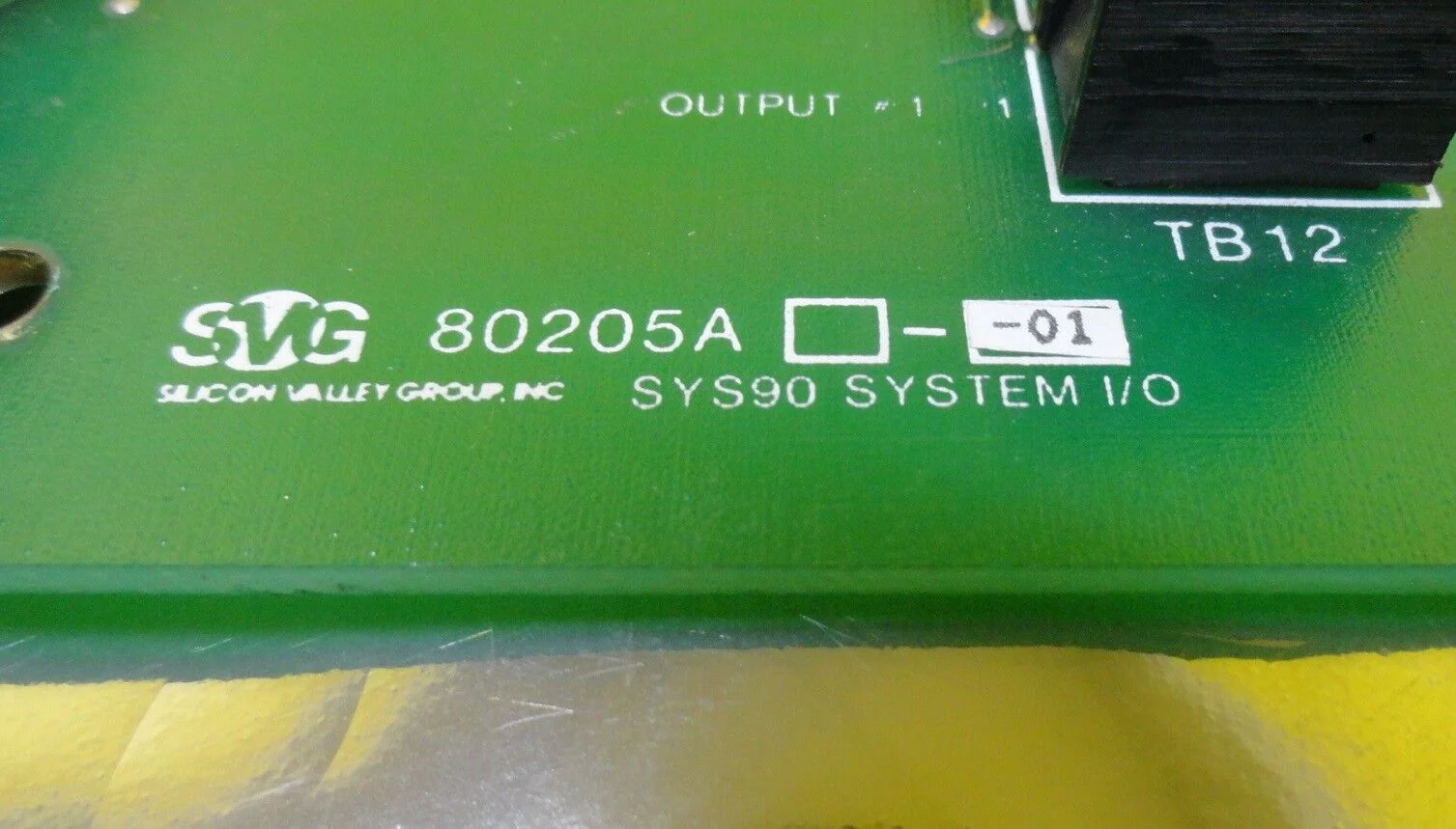 SVG Silicon Valley Group 80205A-01 SYS90 System I/O Board PCB Used Working - Image 5