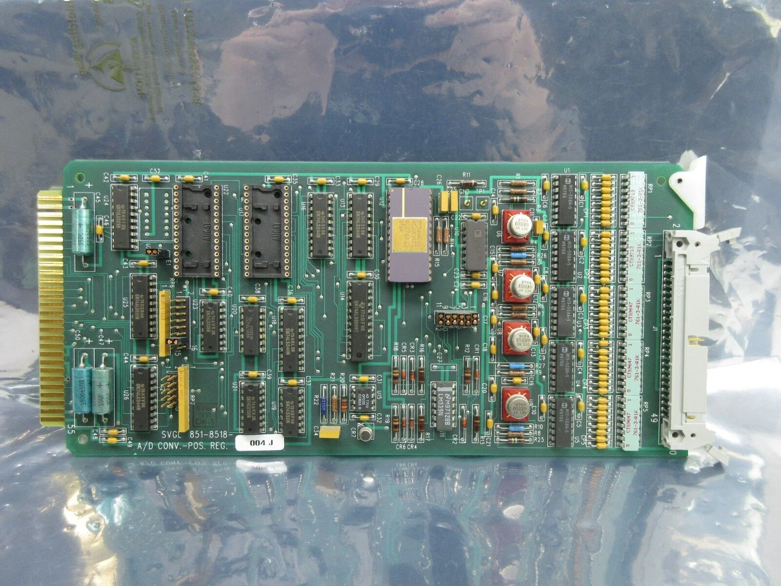SVG Silicon Valley Group 851-8518-004 A/D Conversion PCB Card Rev. J 90S Used - Image 2