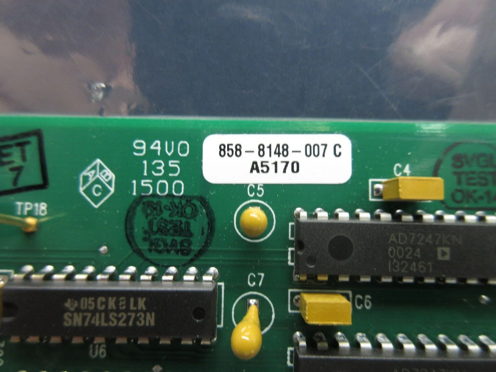 SVG Silicon Valley Group 858-8148-007 Processor PCB Card A5170 Rev. C 90S Used - Image 8