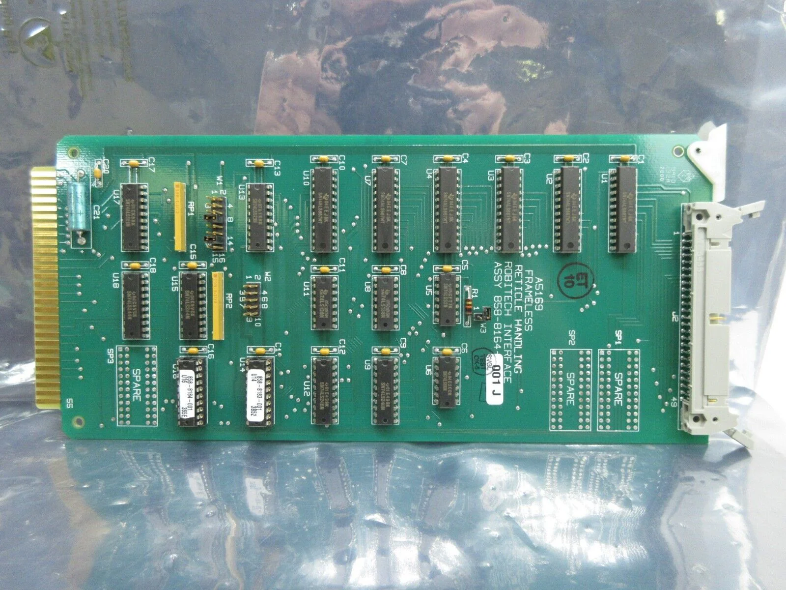 SVG Silicon Valley Group 858-8164-001 Interface PCB Card Rev. J 90S Used Working - Image 2