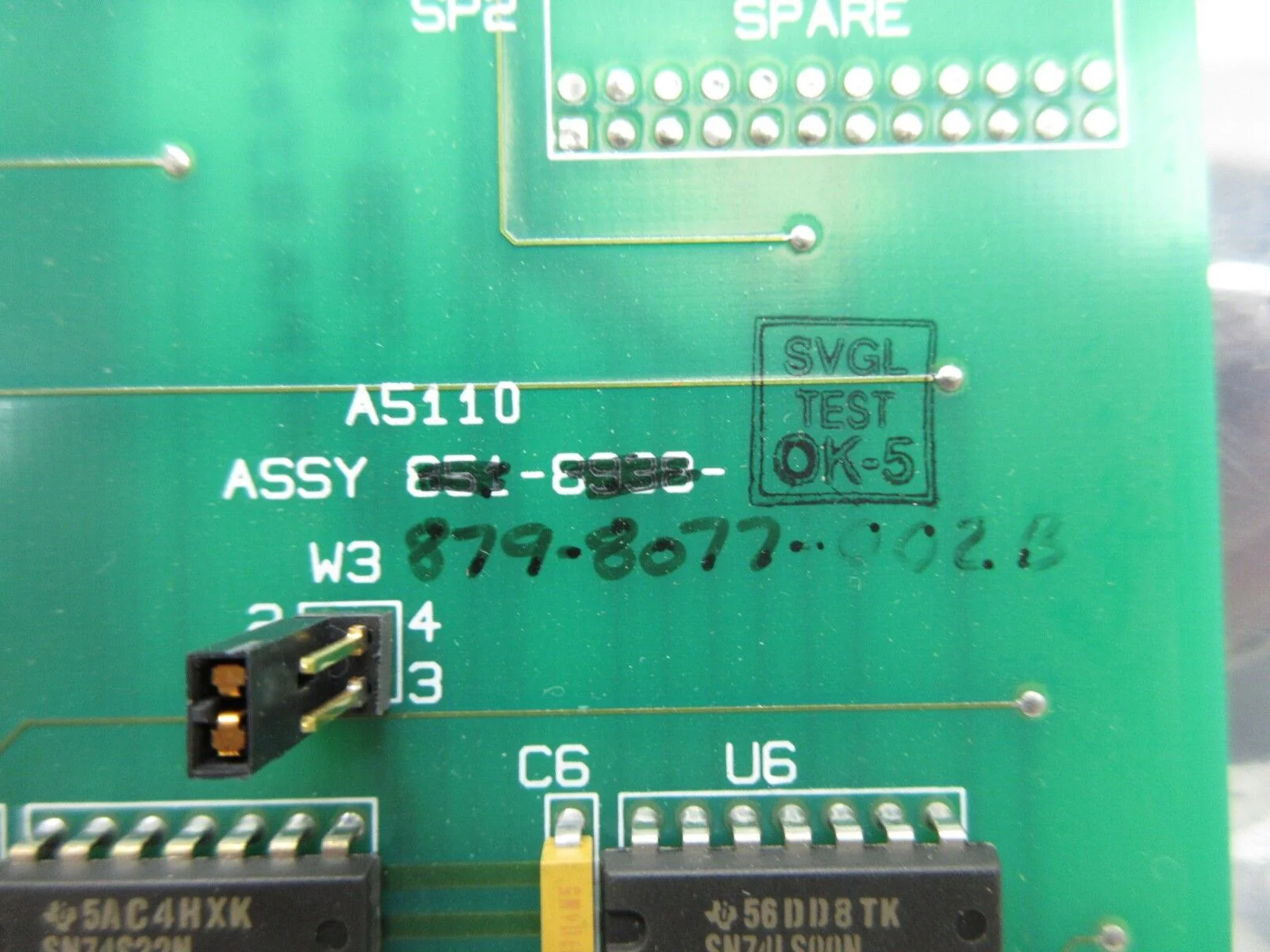 SVG Silicon Valley Group 879-8077-002 Processor PCB Card Rev. B 90S Used - Image 10