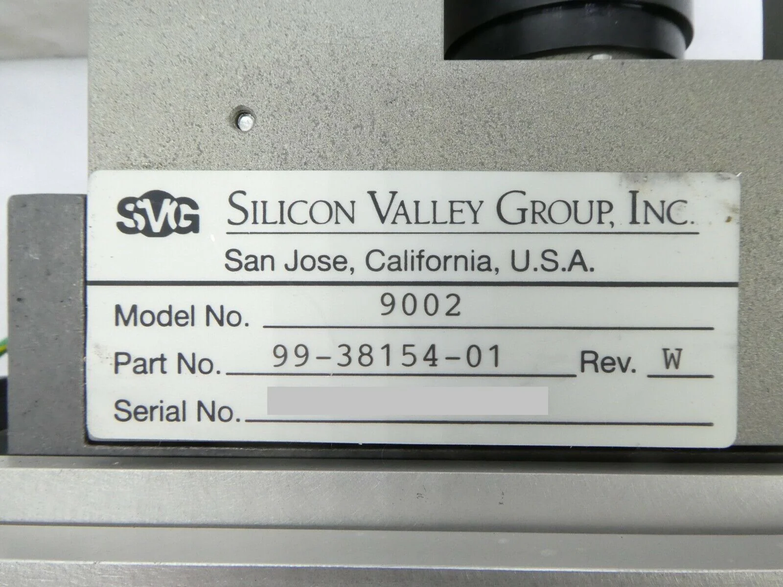 SVG Silicon Valley Group 99-38154-01 Shuttle Arm Assembly Rev. W 9002 90S Spare - Image 12