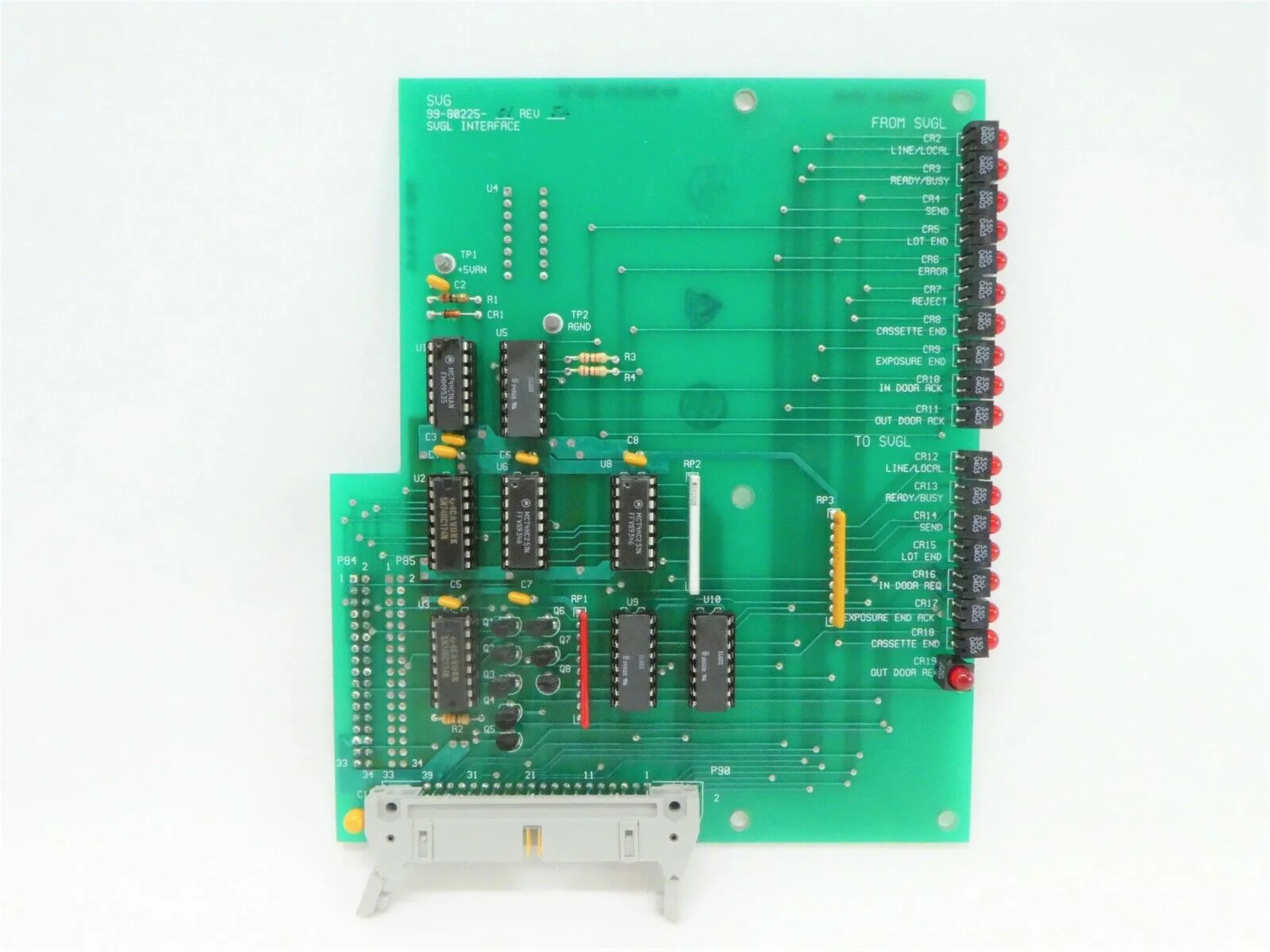 SVG Silicon Valley Group 99-80225-01 SVGL Interface Board PCB 90S DUV Working - Image 2