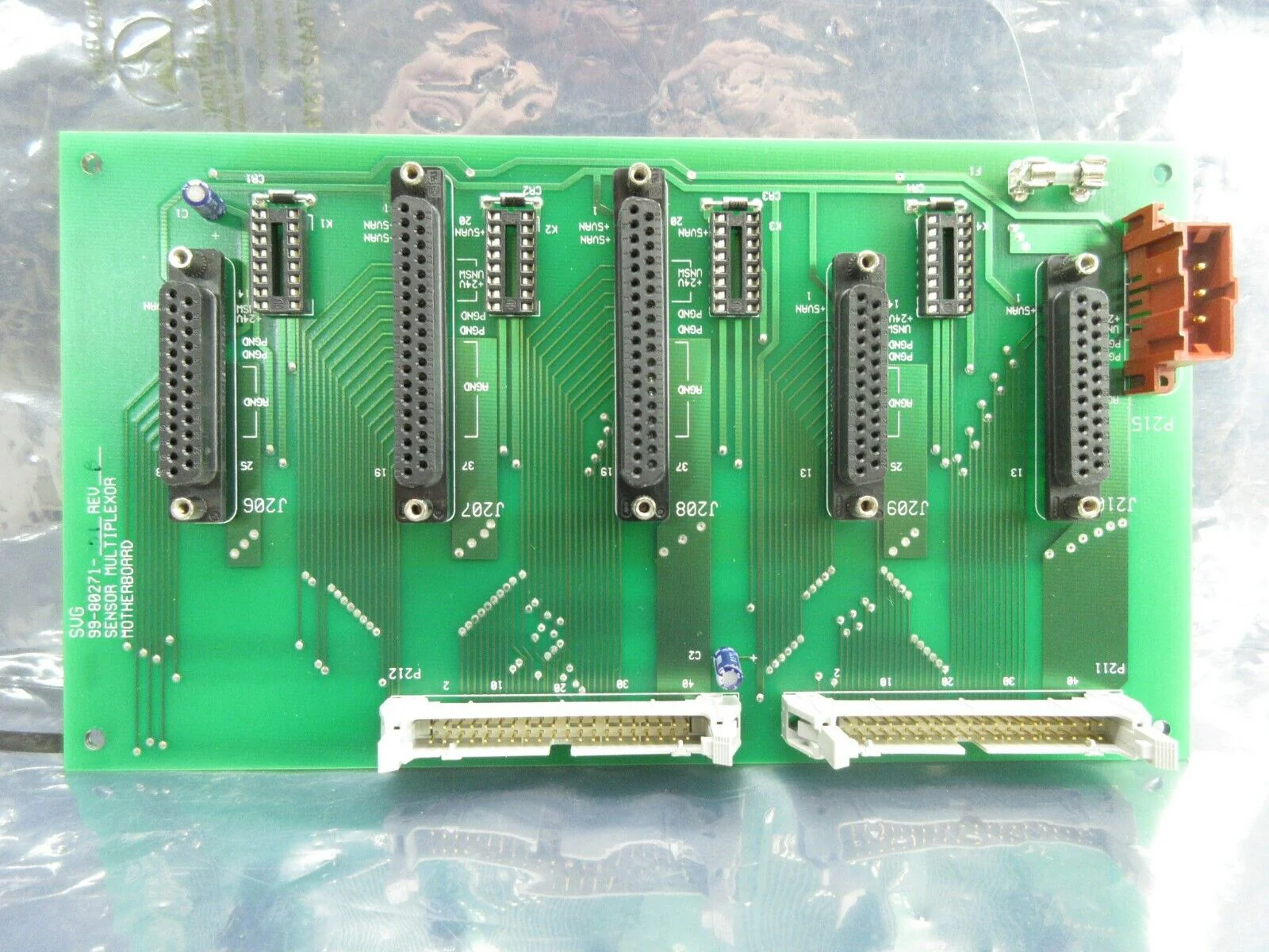 SVG Silicon Valley Group 99-80271-01 Sensor Multiplexor Motherboard PCB 90S Used - Image 2