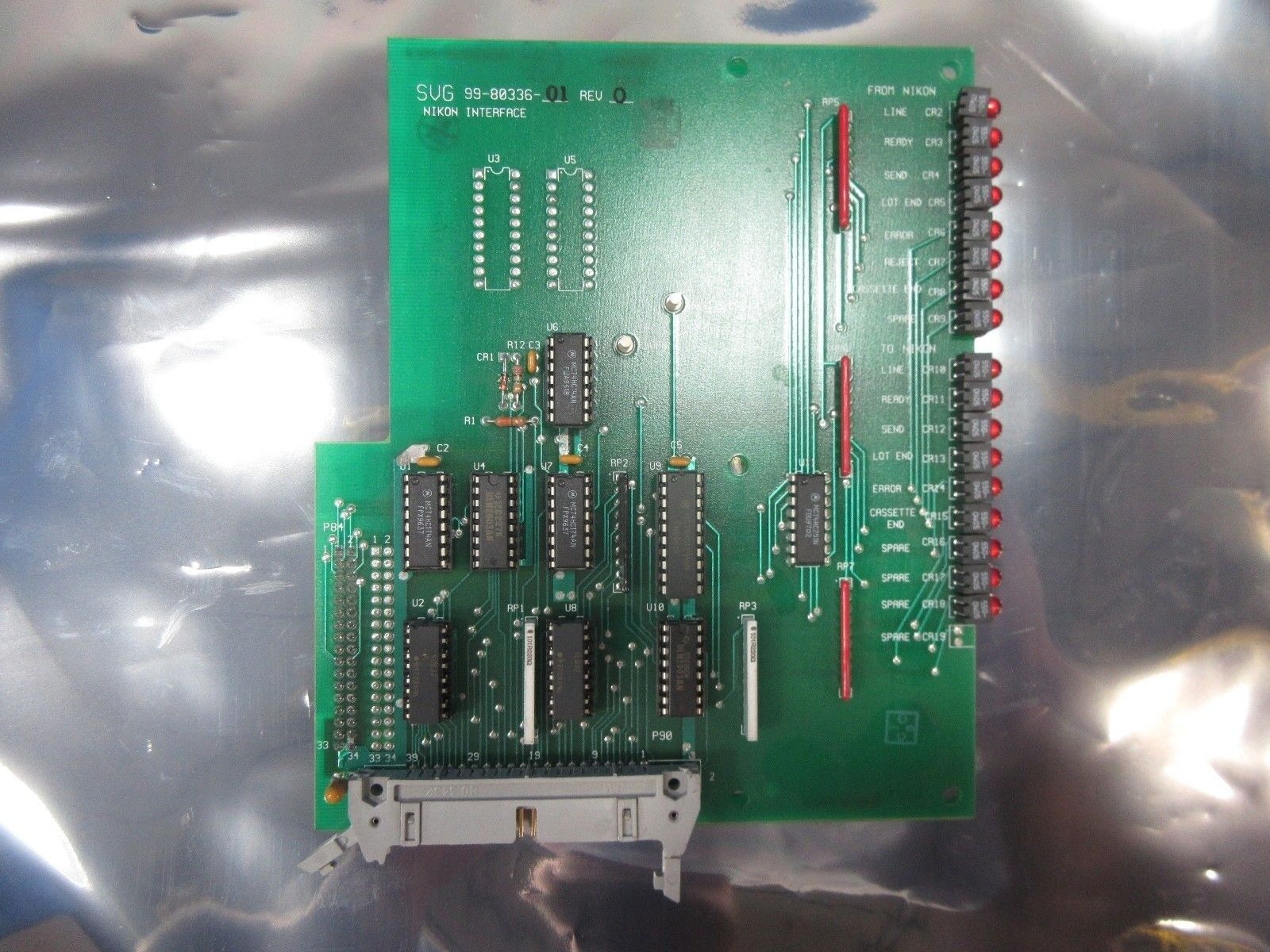 SVG Silicon Valley Group 99-803-336-01 Nikon Interface Board PCB Used Working - Image 3