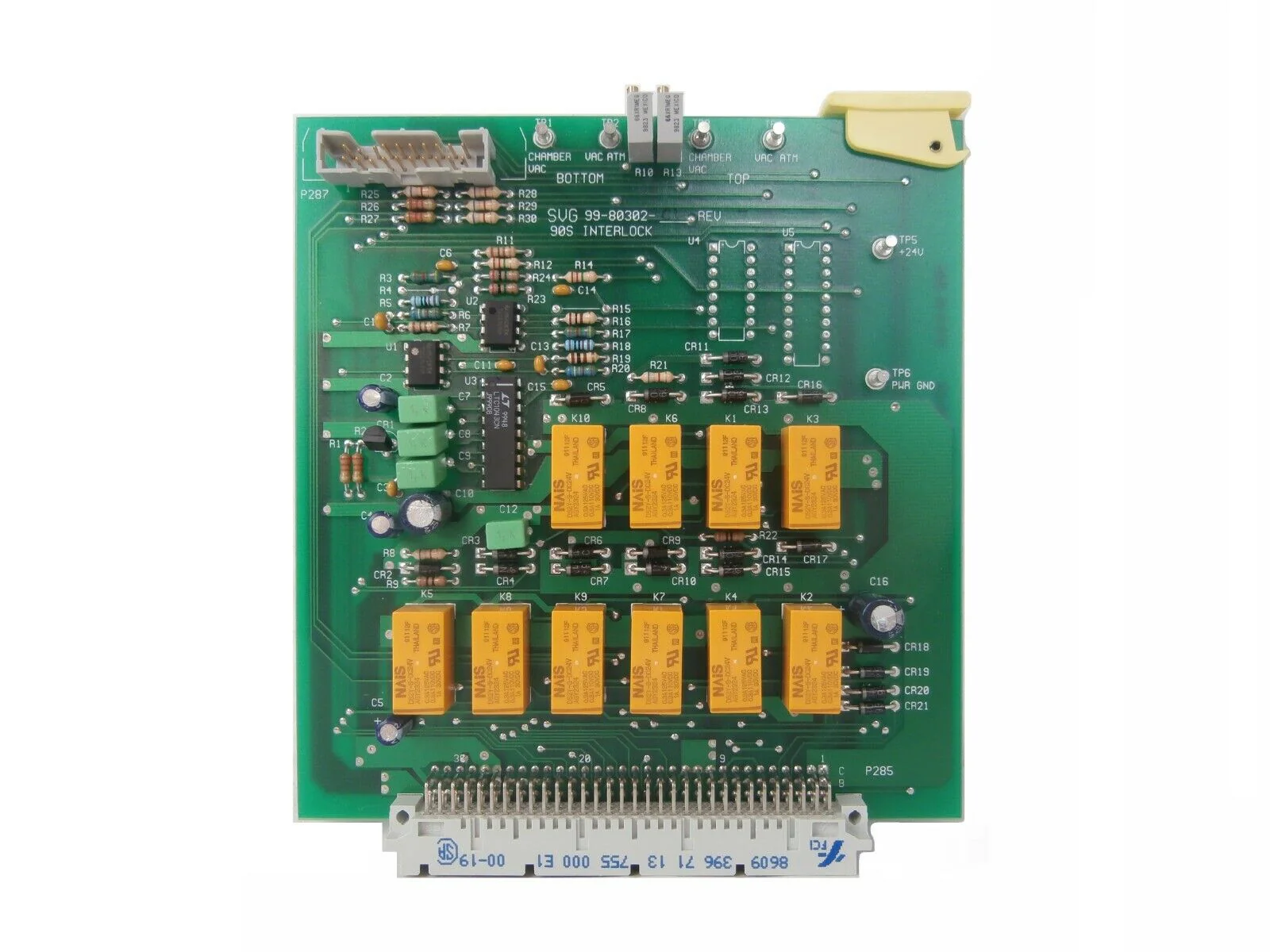 SVG Silicon Valley Group 99-80302-01 90S Interlock PCB Card 03-80302-01 Working - Image 2