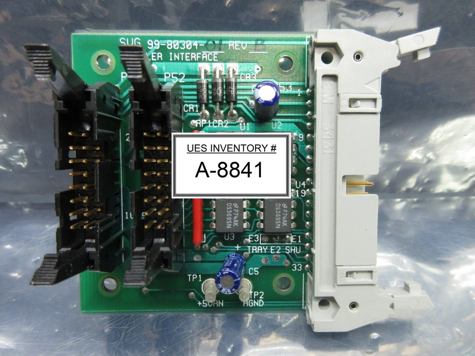 SVG Silicon Valley Group 99-80304-01 Handler Interface Board PCB Rev. B 90S Used