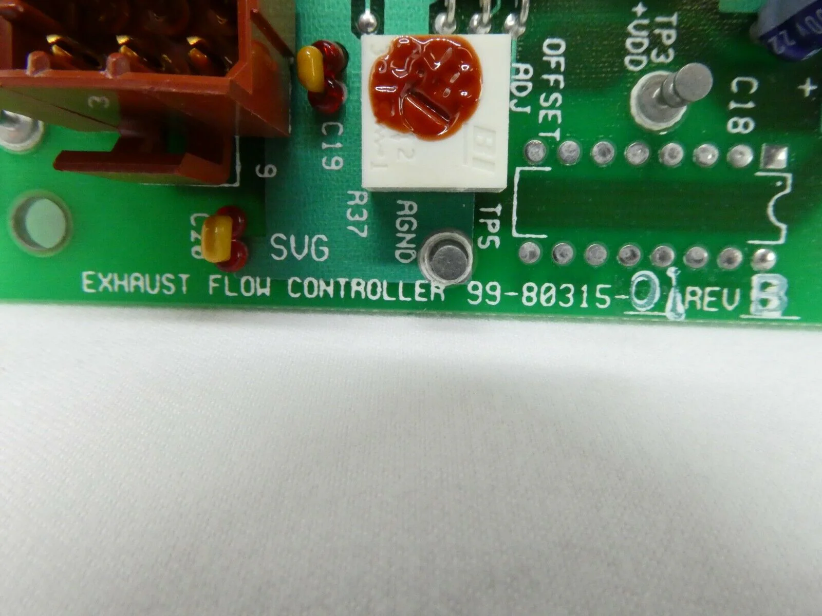 SVG Silicon Valley Group 99-80315-01 Exhaust Flow Controller PCB Rev. B Working - Image 12