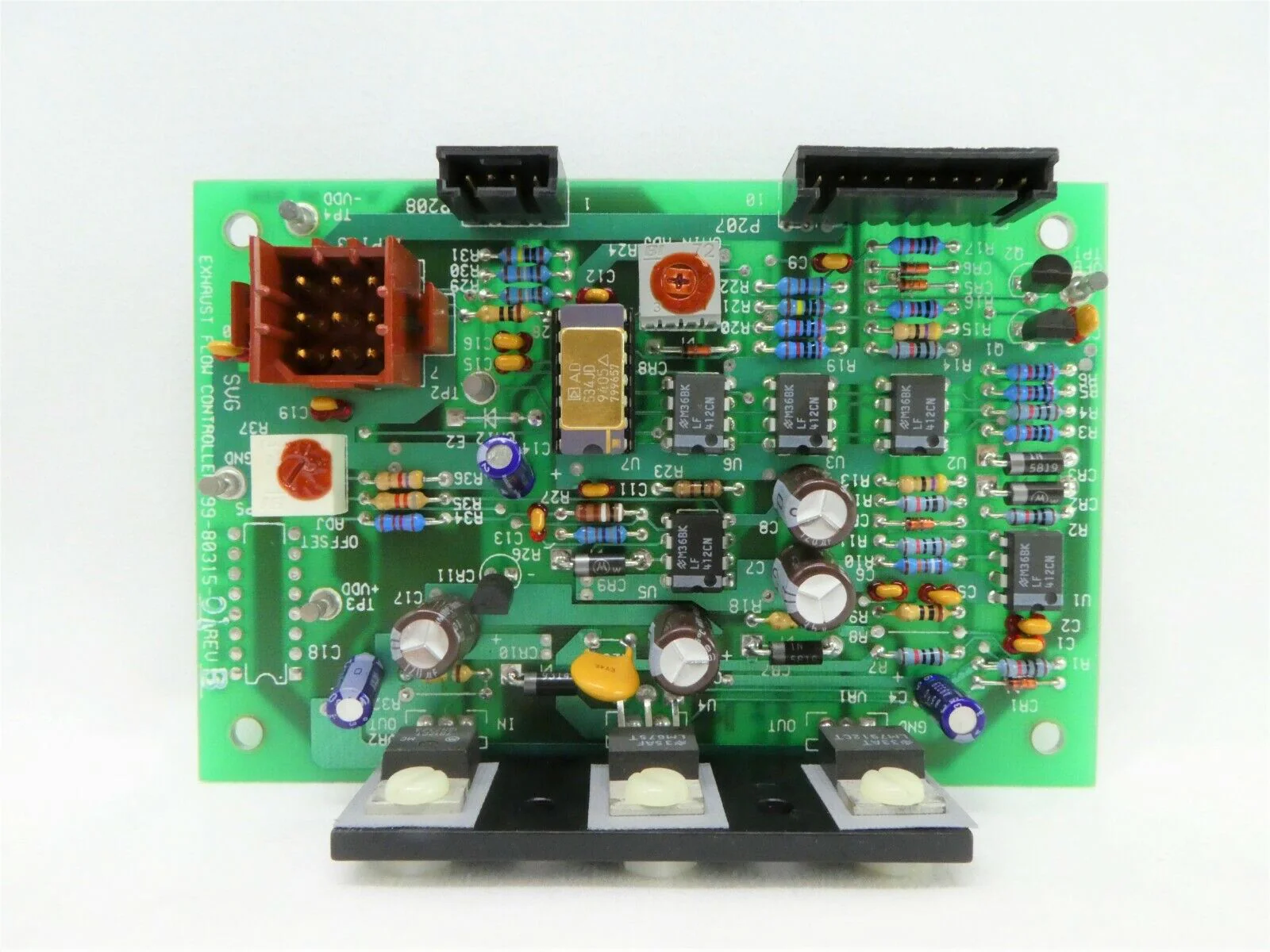 SVG Silicon Valley Group 99-80315-01 Exhaust Flow Controller PCB Rev. B Working - Image 2