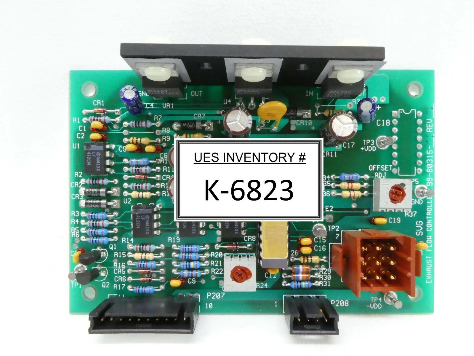 SVG Silicon Valley Group 99-80315-01 Exhaust Flow Controller PCB Rev. C Working - Image 2