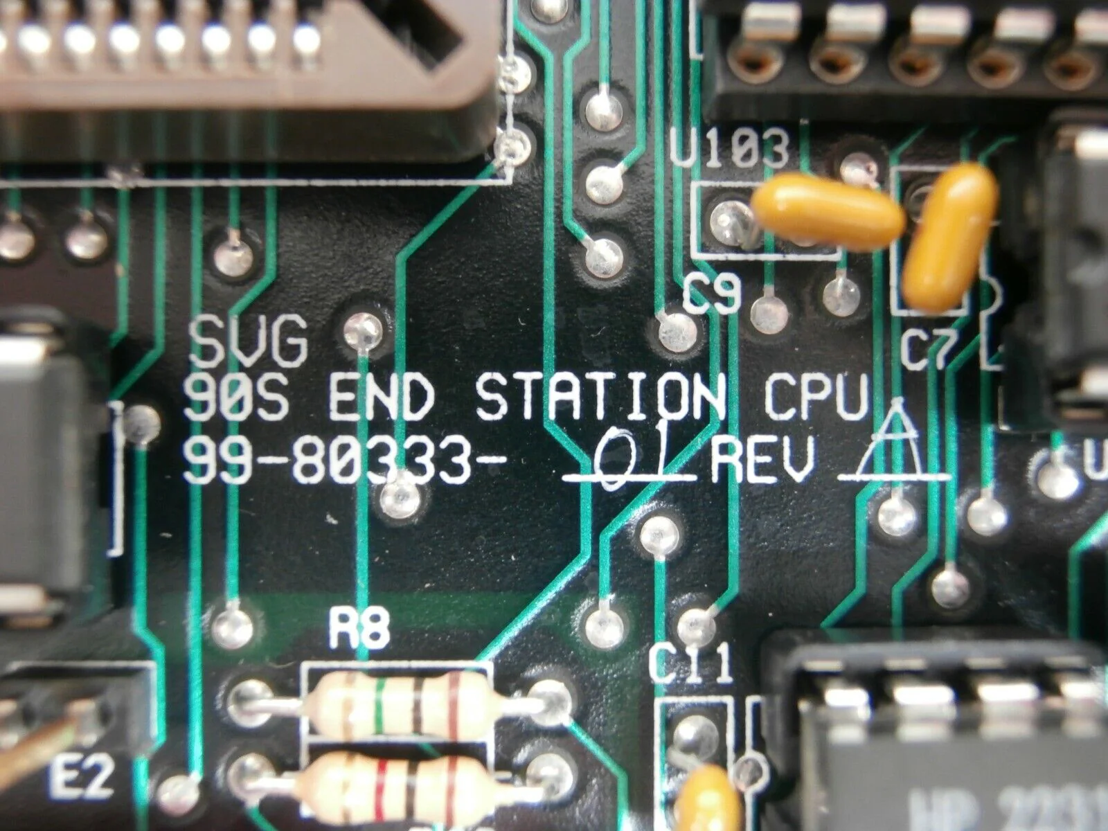 SVG Silicon Valley Group 99-80333-01 End Station CPU PCB Rev. A 90S Working - Image 12