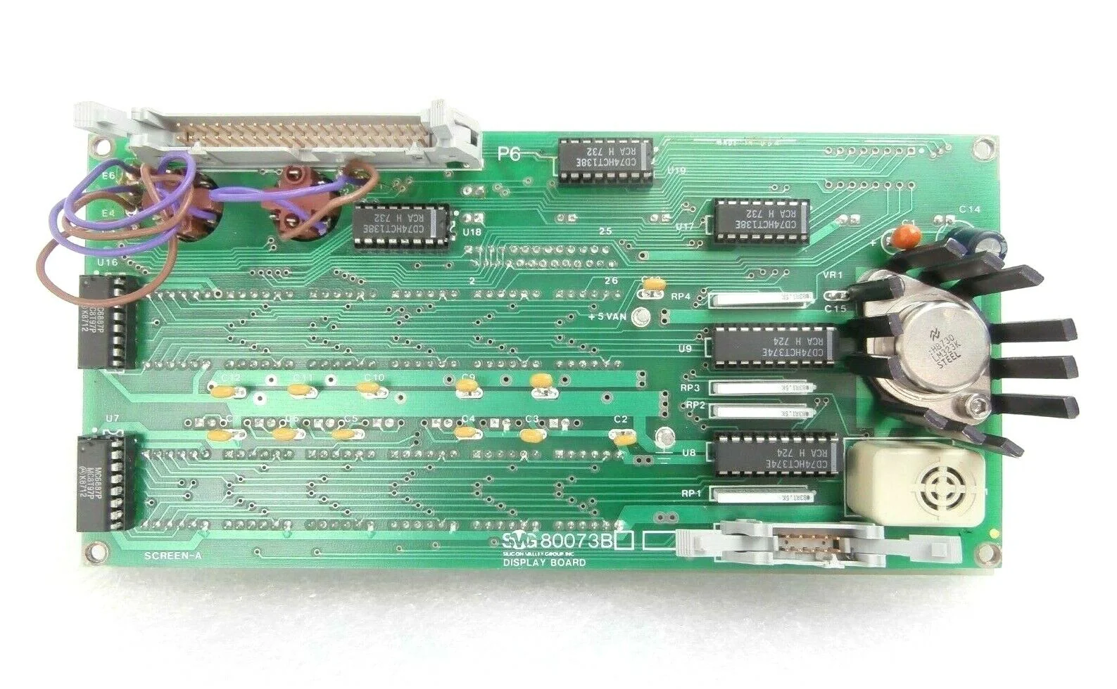 SVG Silicon Valley Group SVG-8826 SMC/8836 HPO Coater Interface Panel 80073B - Image 3