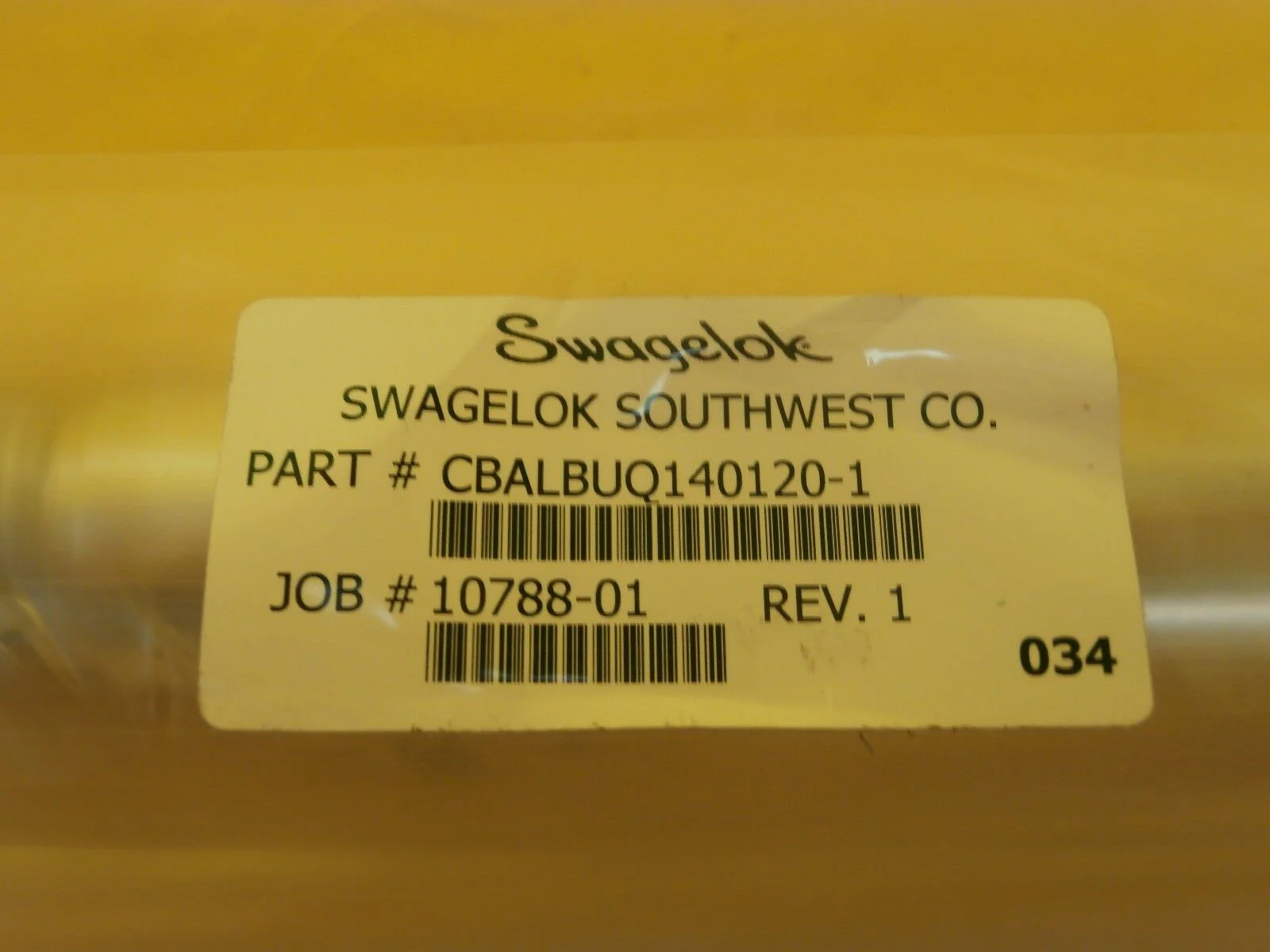 Swagelok CBALBUQ140120-1 Vacuum Tube Fitting New Surplus - Image 5