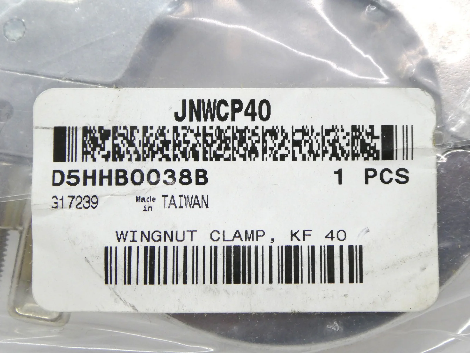 Swagelok JNWCP40 Vacuum Wingnut Clamp NW40 KF40 Reseller Lot of 10 New Surplus - Image 10