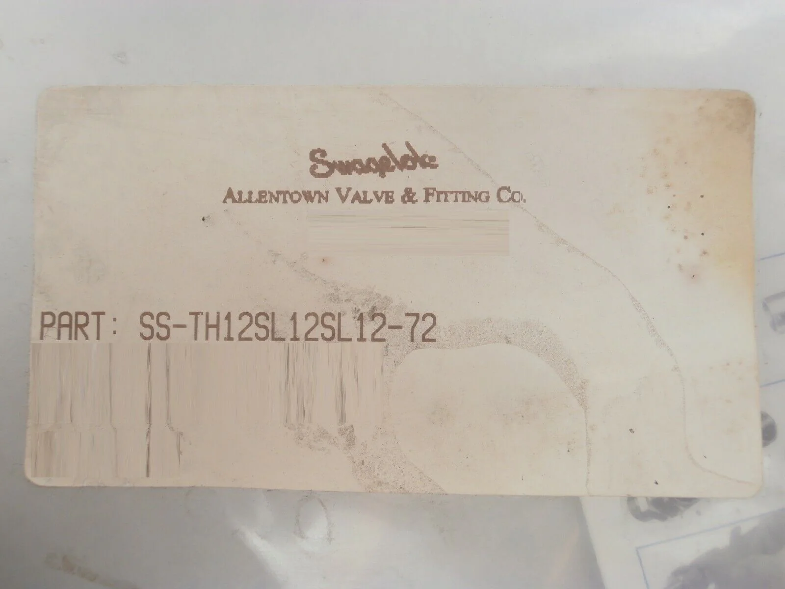 Swagelok SS-TH12SL12SL12-72 SS Braided PTFE Hose T Series Tube Fittings 72" New - Image 11