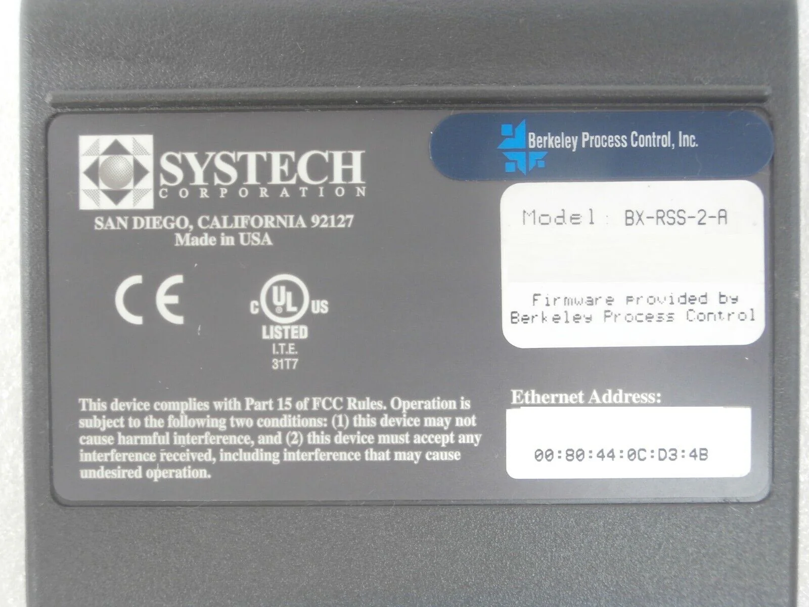 Systech BX-RSS-2-A Gateway Berkeley Process Control Lot of 4 AMAT Working - Image 8