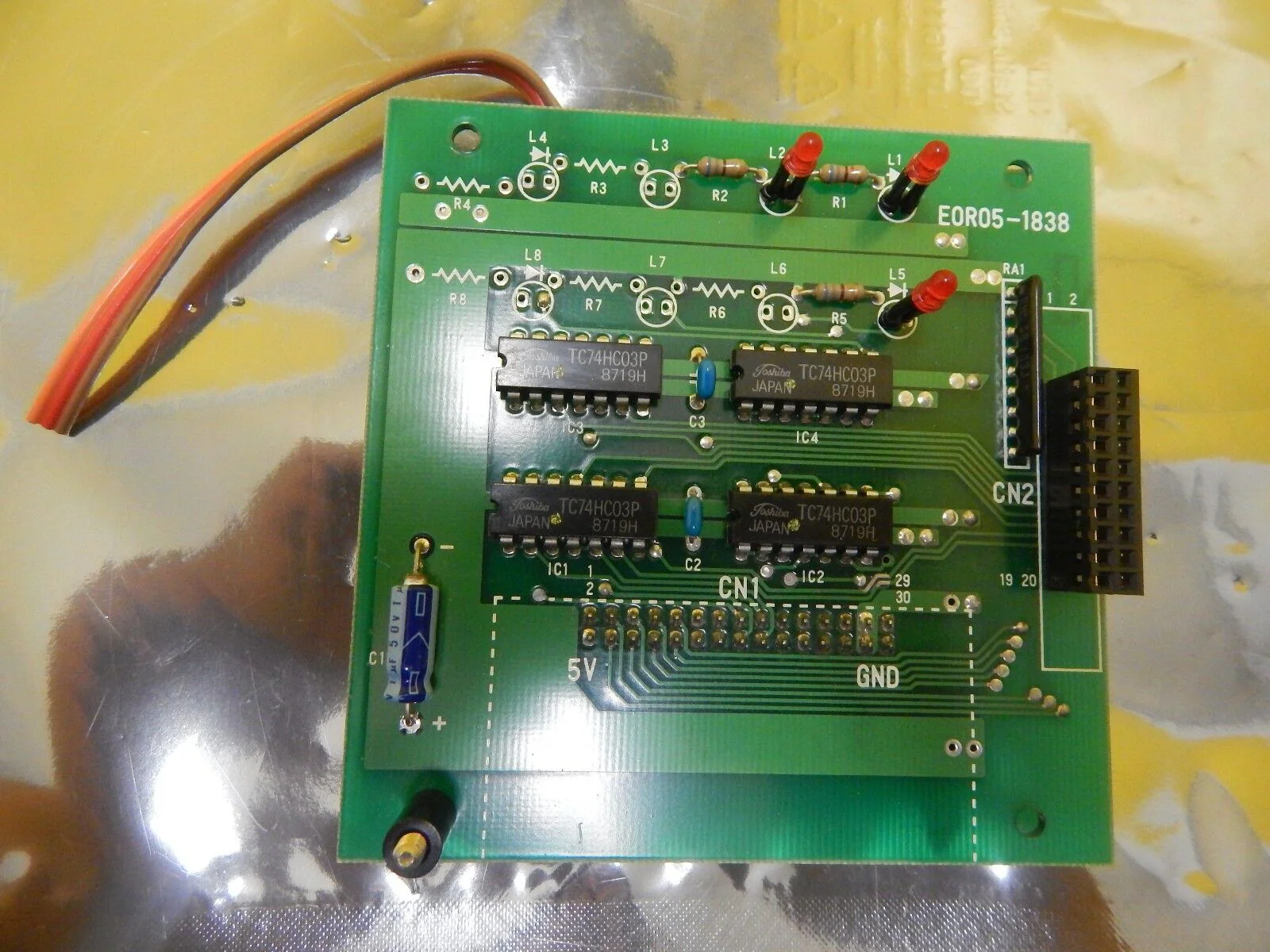TAZMO E0R05-1838 Connector PCB Board Semix TR6132U 150mm SOG Used Working - Image 2