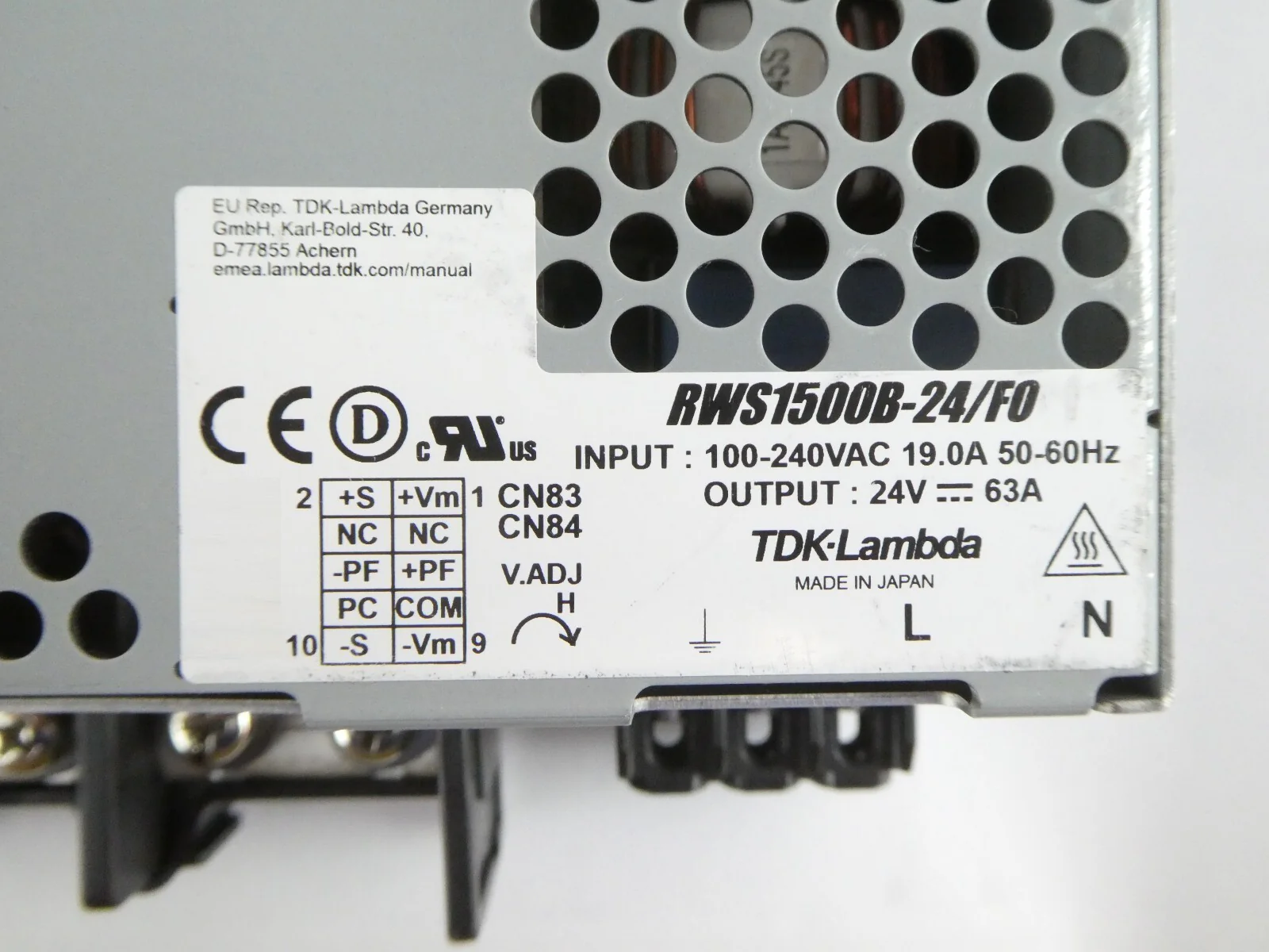 TDK-Lambda RWS1500B-24/F0 Power Supply Module Reseller Lot of 11 Working - Image 22