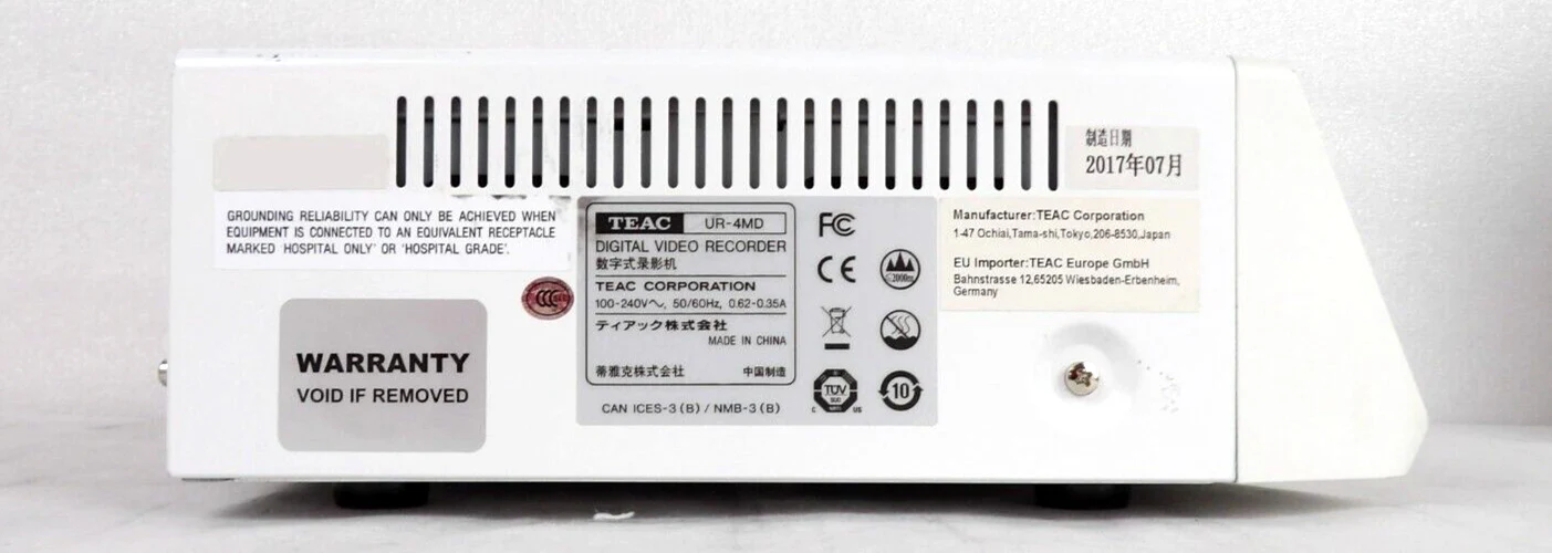 TEAC 04907034602001 High-Definition Digital Video Recorder UR-4MD Working Spare - Image 2