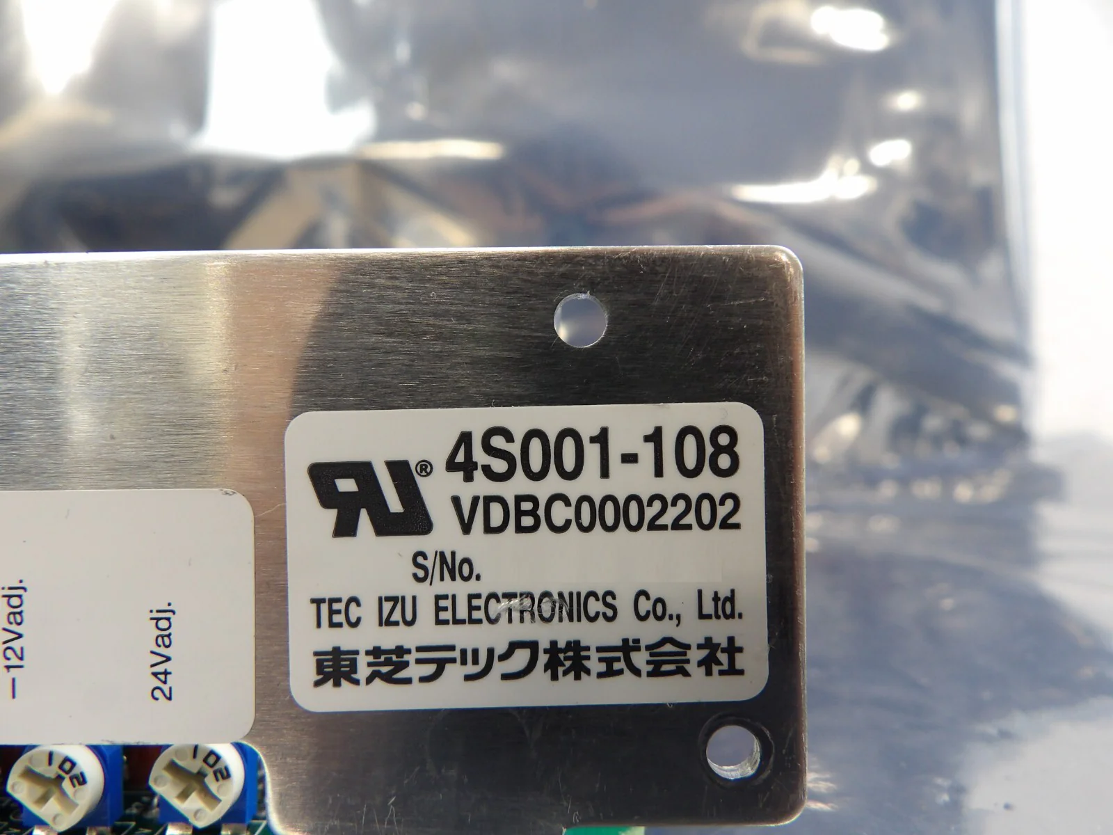 Tec Izu Electronics VDBC0002202 Power Supply Card Nikon 4S001-108 NSR Working - Image 8