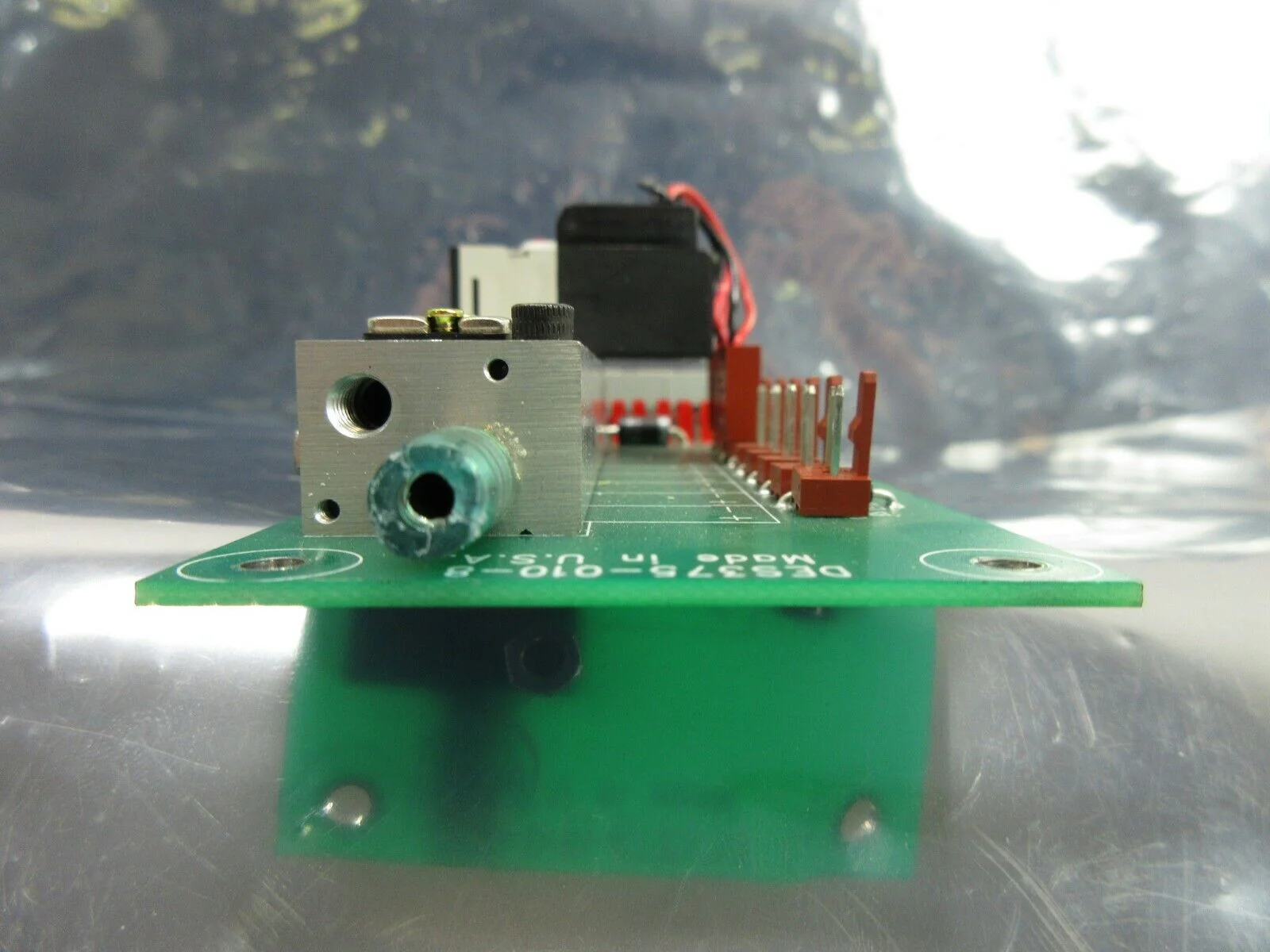 TECO Pneumatic DES375-010-8 3-Port Pneumatic Manifold Board PCB HA010E1 Working - Image 7