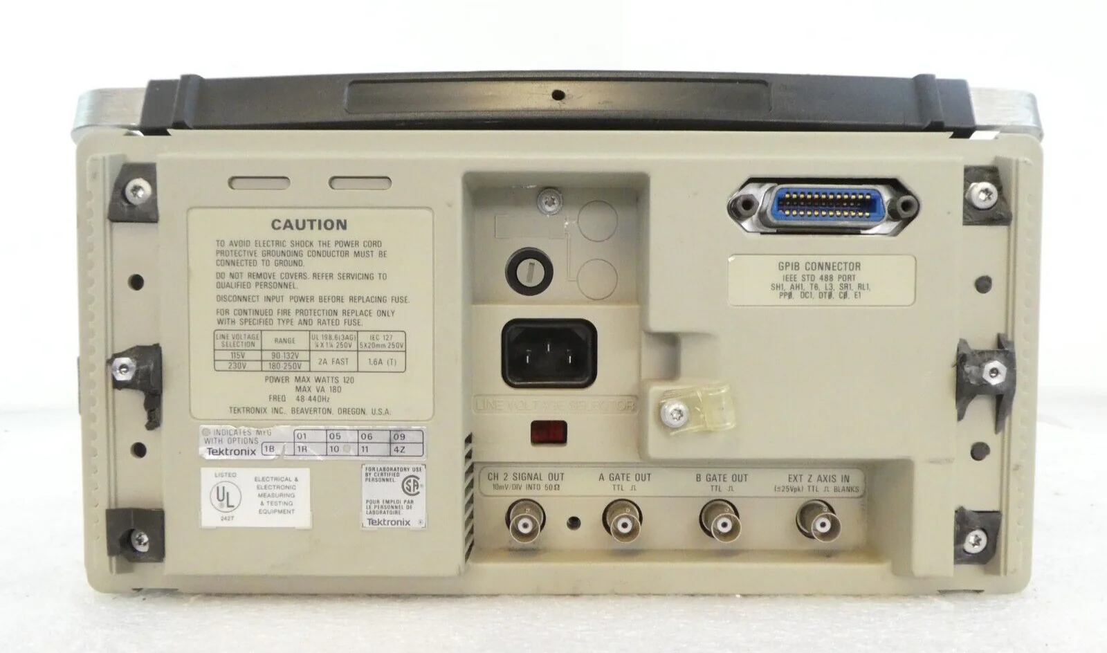 Tektronix 2445 4-Channel 150mhz Portable Analog Oscilloscope Untested Surplus - Image 2