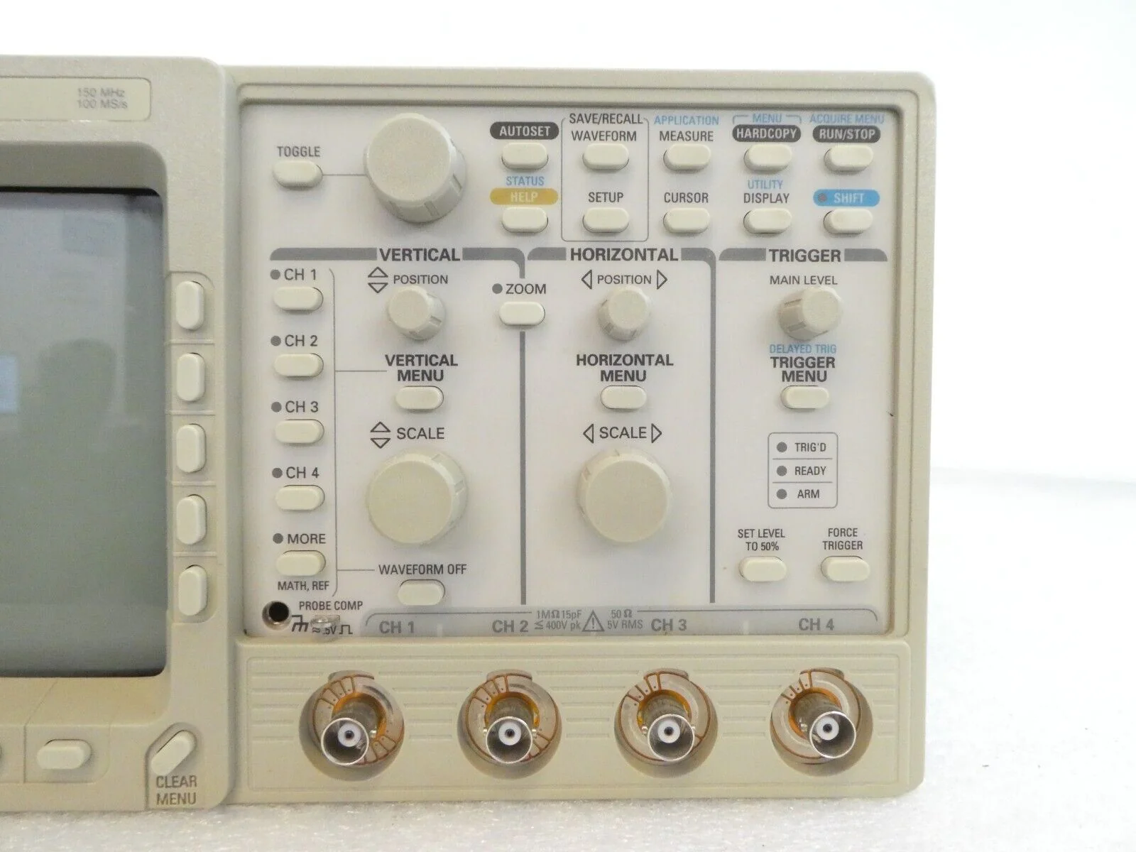 Tektronix TDS 420 Two Channel Digitizing Oscilloscope TDS420 As-Is Surplus - Image 8
