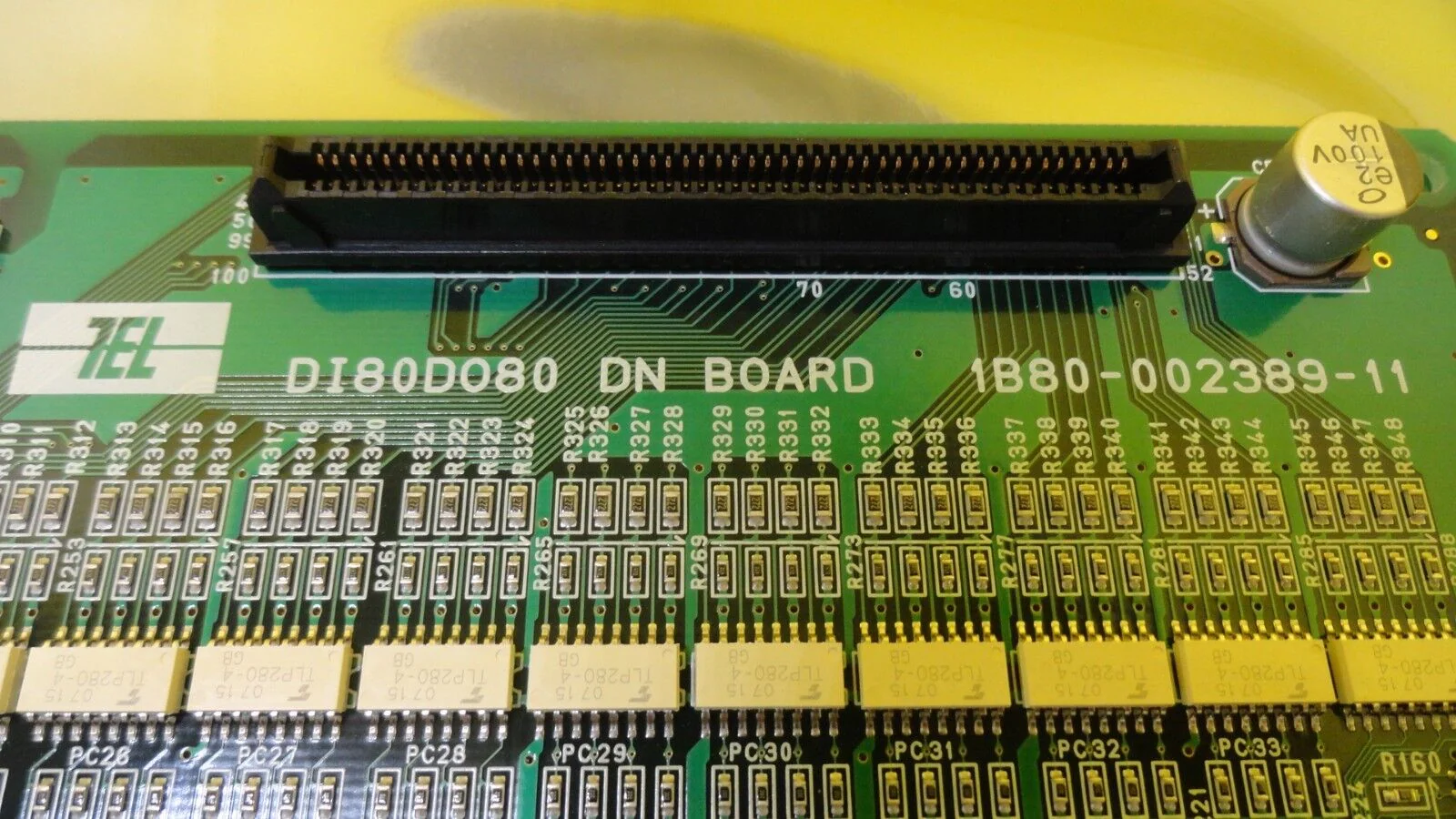 TEL Tokyo Electron 1B80-002389-11 Relay DN Board PCB DI80DO80 PR300Z Used - Image 2