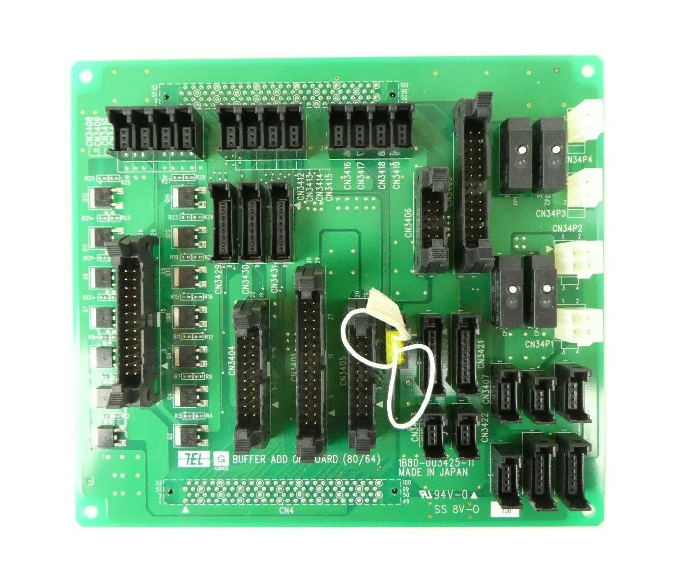 TEL Tokyo Electron 1B80-003425-11 Buffer Add On Board PCB Rudolph F30 Working - Image 2
