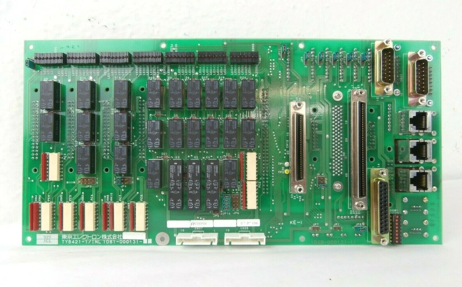 TEL Tokyo Electron 1D08-000131-11 Interface PCB TYB421-1/INL Unity II Working - Image 2