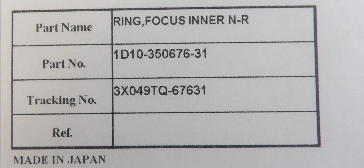 TEL Tokyo Electron 1D10-350676-31 Inner Focus Ring Reseller Lot of 4 New Spare - Image 7
