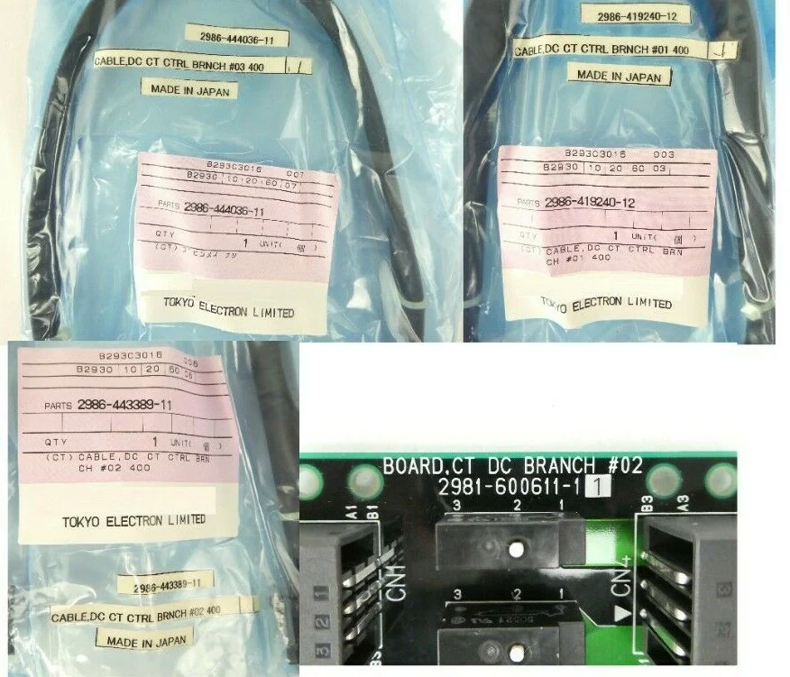 TEL Tokyo Electron 22986-419449-13 DC Branch PCB Assembly Upgrade Kit New Spare - Image 9