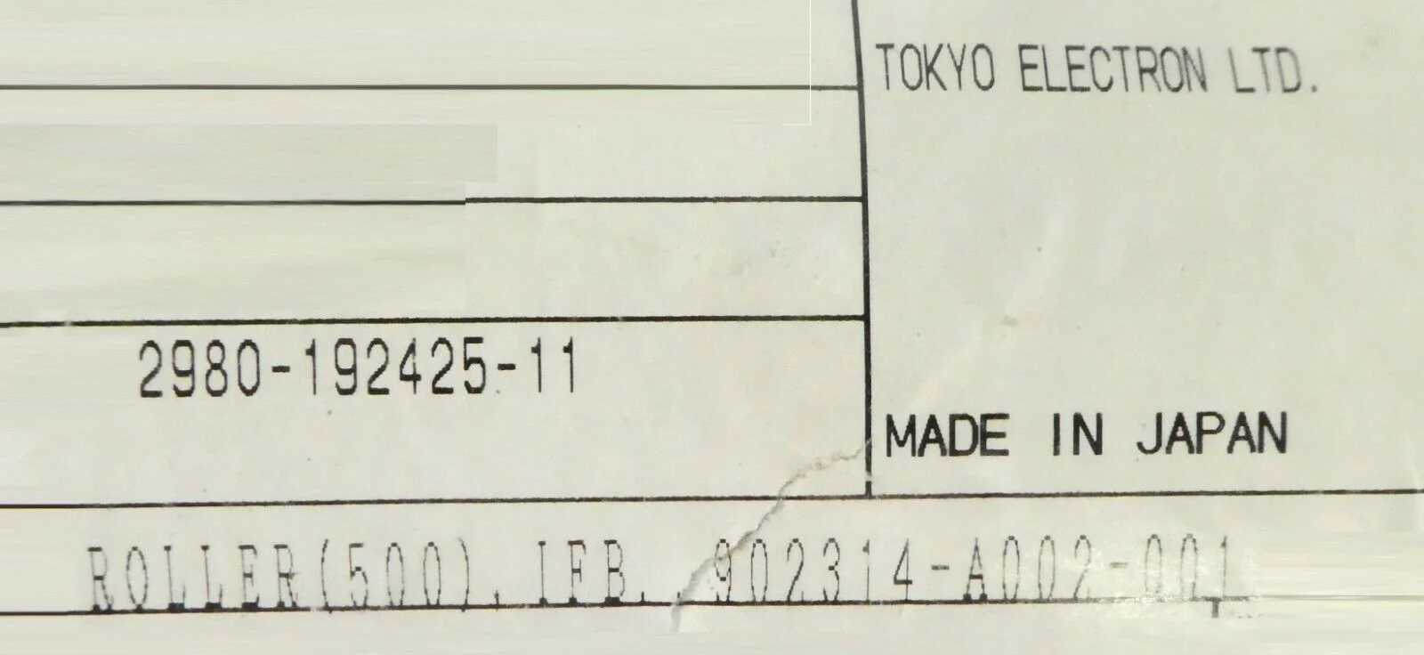 TEL Tokyo Electron 2980-192425-11 Interface Block Roller 902314-A002-001 New - Image 8