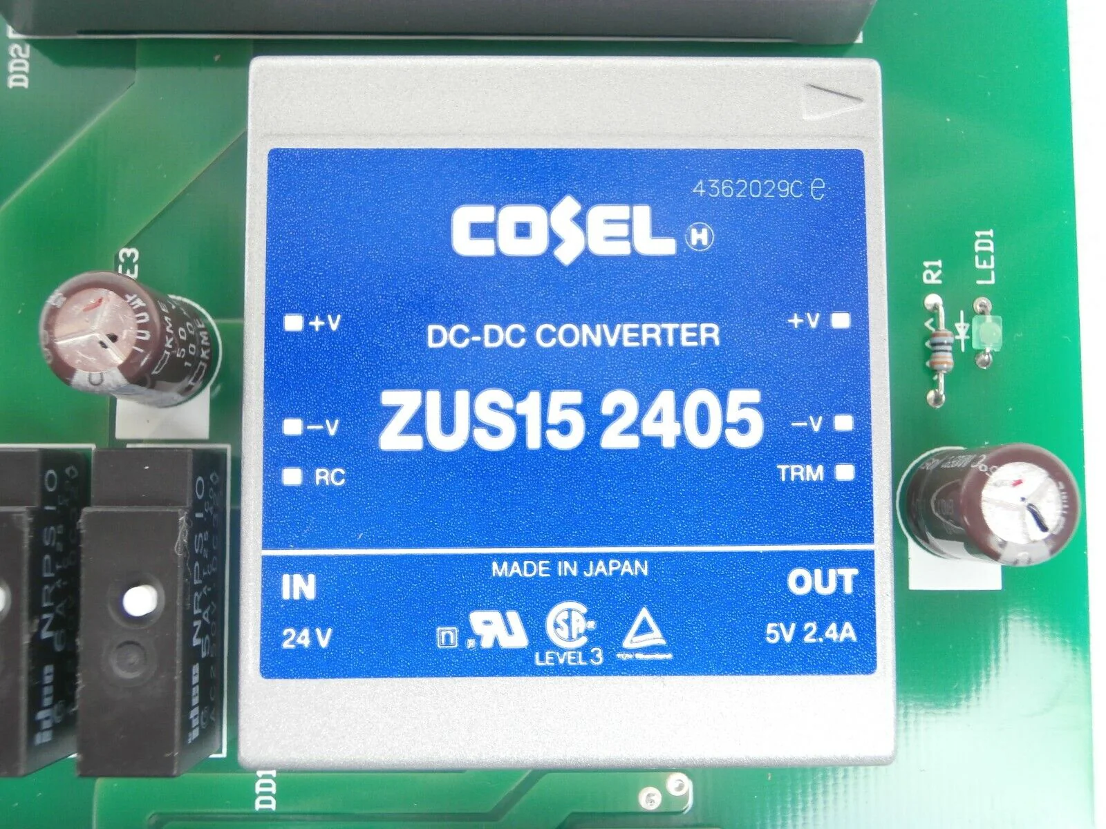 TEL Tokyo Electron 2981-600310-12 DC/DC Converter Board PCB ACT12 Working - Image 7