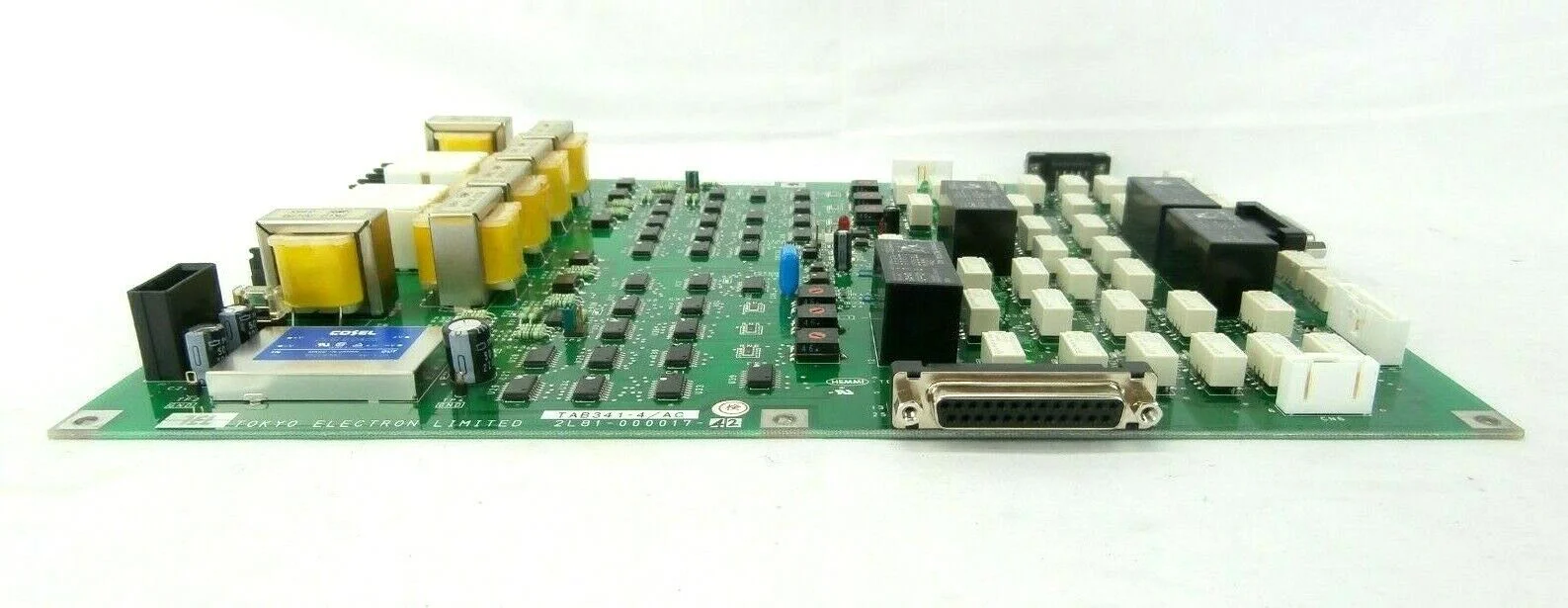 TEL Tokyo Electron 2L81-000017-42 Time Delay Relay Board PCB TAB341-4/AC Working - Image 4